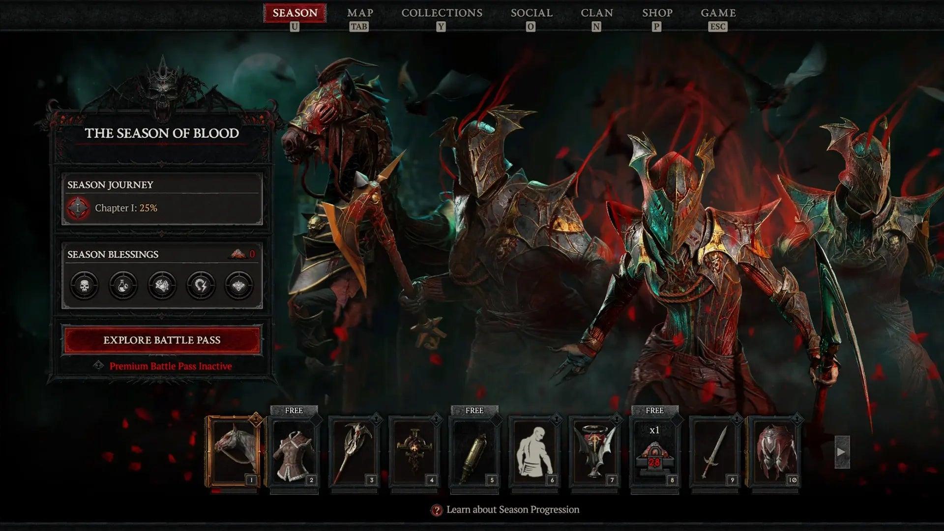 Jogo Diablo IV Season of Blood Accelerated Battle Pass ThunderKeys